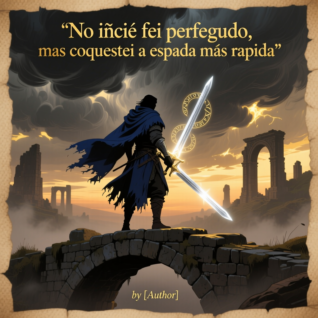 No início fui perseguido, mas conquistei a espada mais rápida